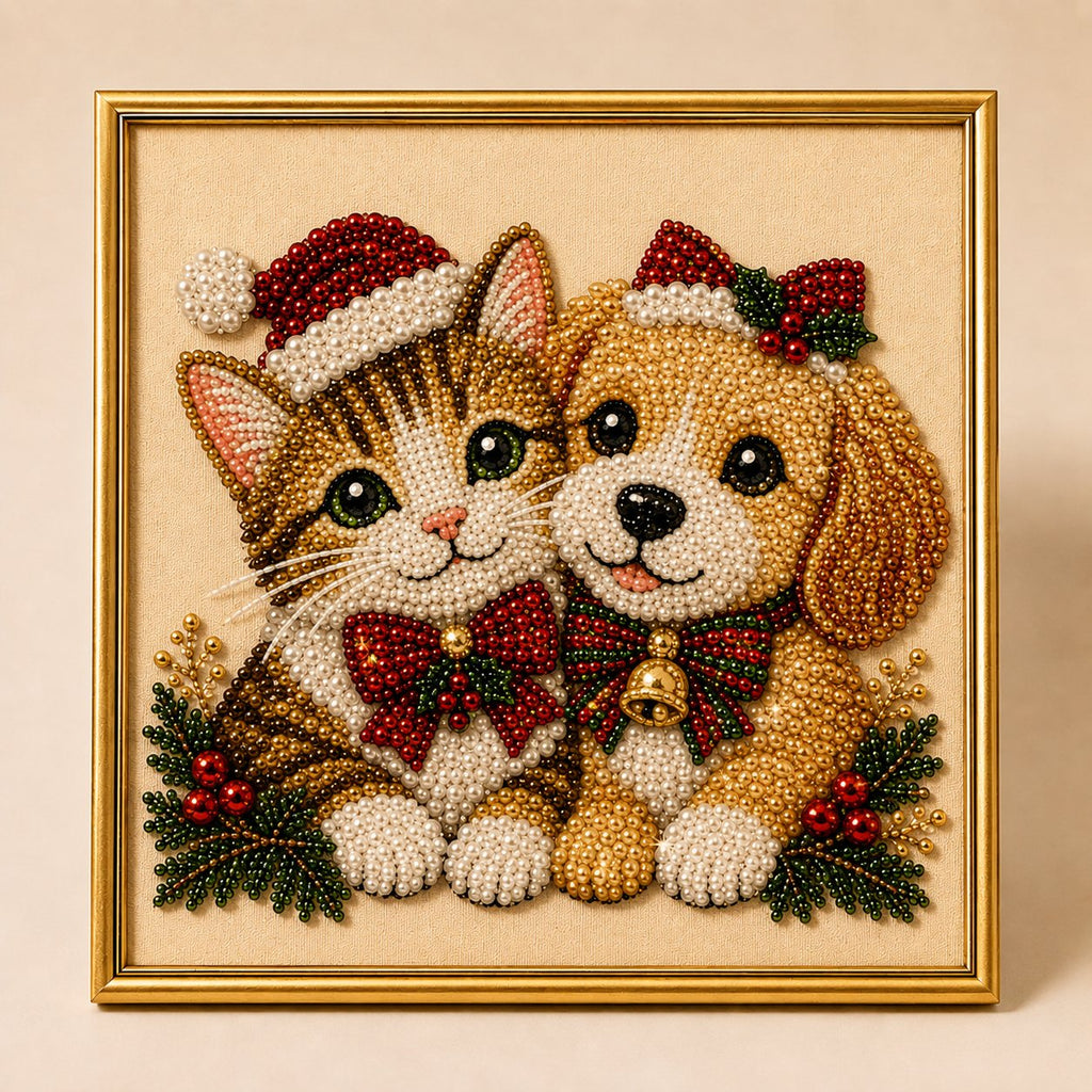 🎁 Early Christmas Special — Save 50% OFF Today! DIY Christmas Festive Pet Pearl Diamond Painting Art Kit