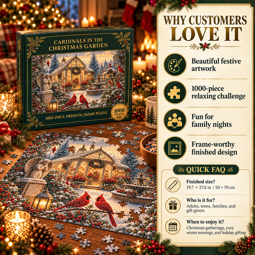 🎄 Christmas Puzzle Collection | Create Magical Holiday Memories Together | A Beautiful Gift For Holiday Memories