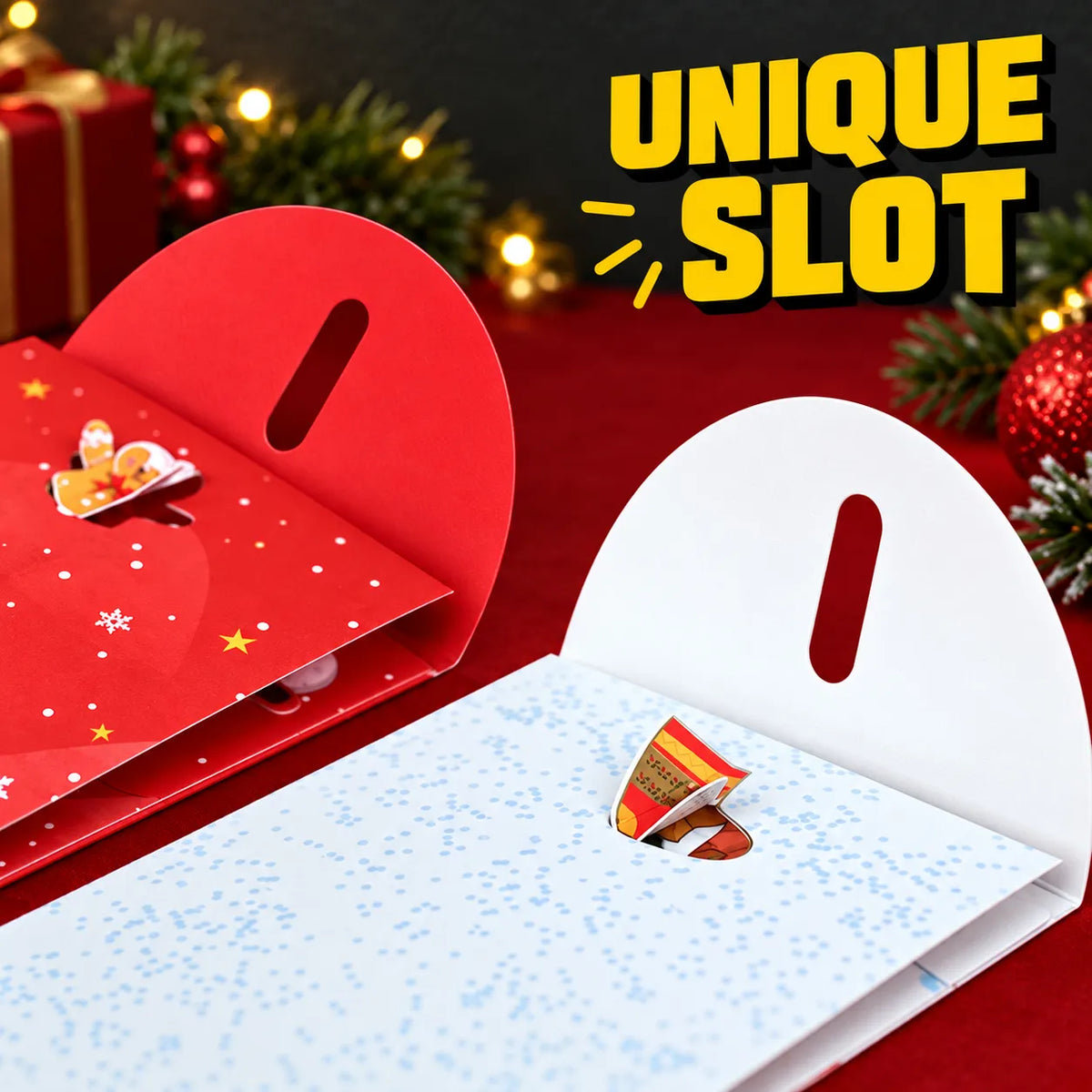 ⏰LAST DAY 50% OFF 🎄Handmade 3D Christmas Money Card – Pop-Up Holiday Card with Cash Envelope & Message Space 💌✍💵