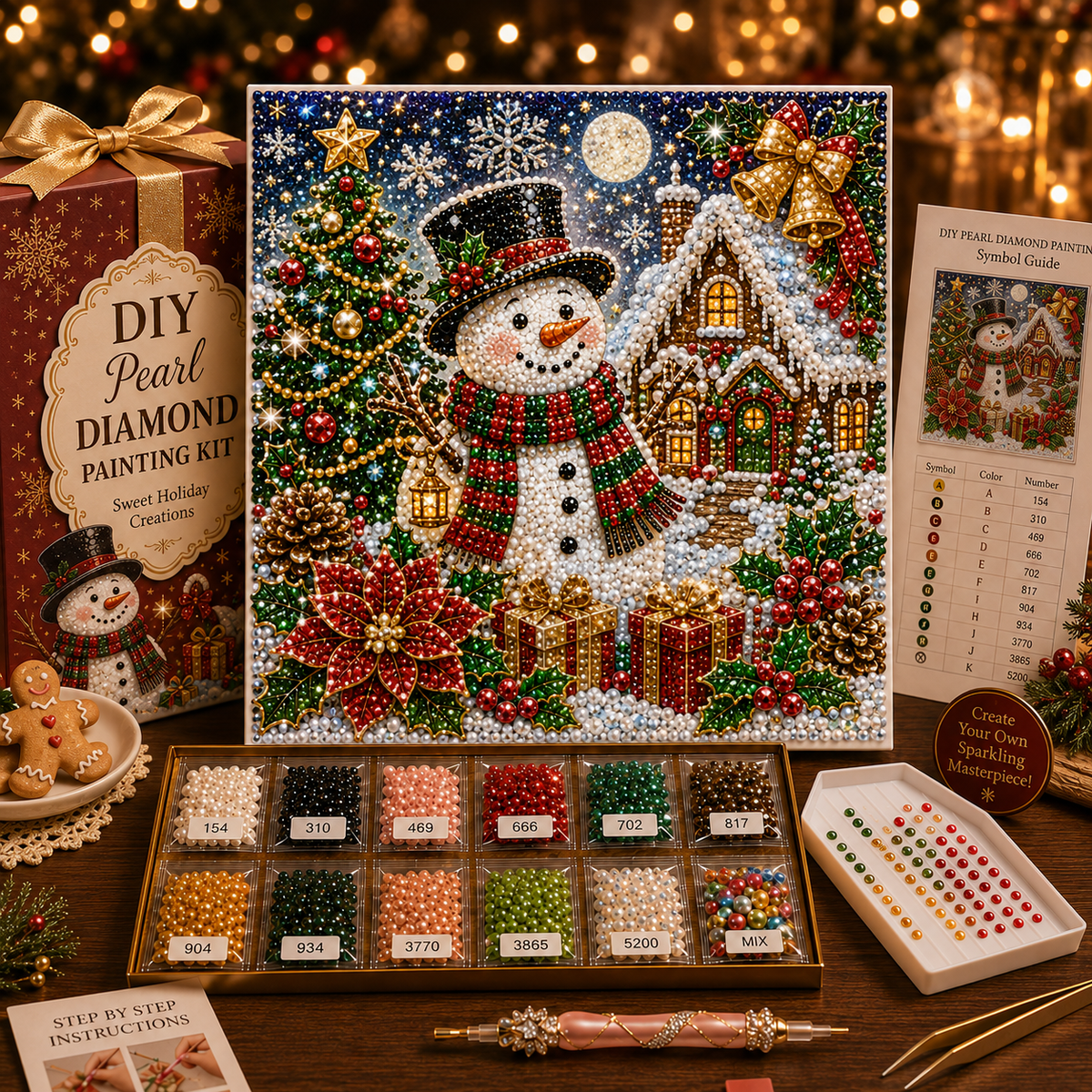 🎁 Early Christmas Special — Save 70% OFF Today! DIY Pearl Diamond Painting Kit