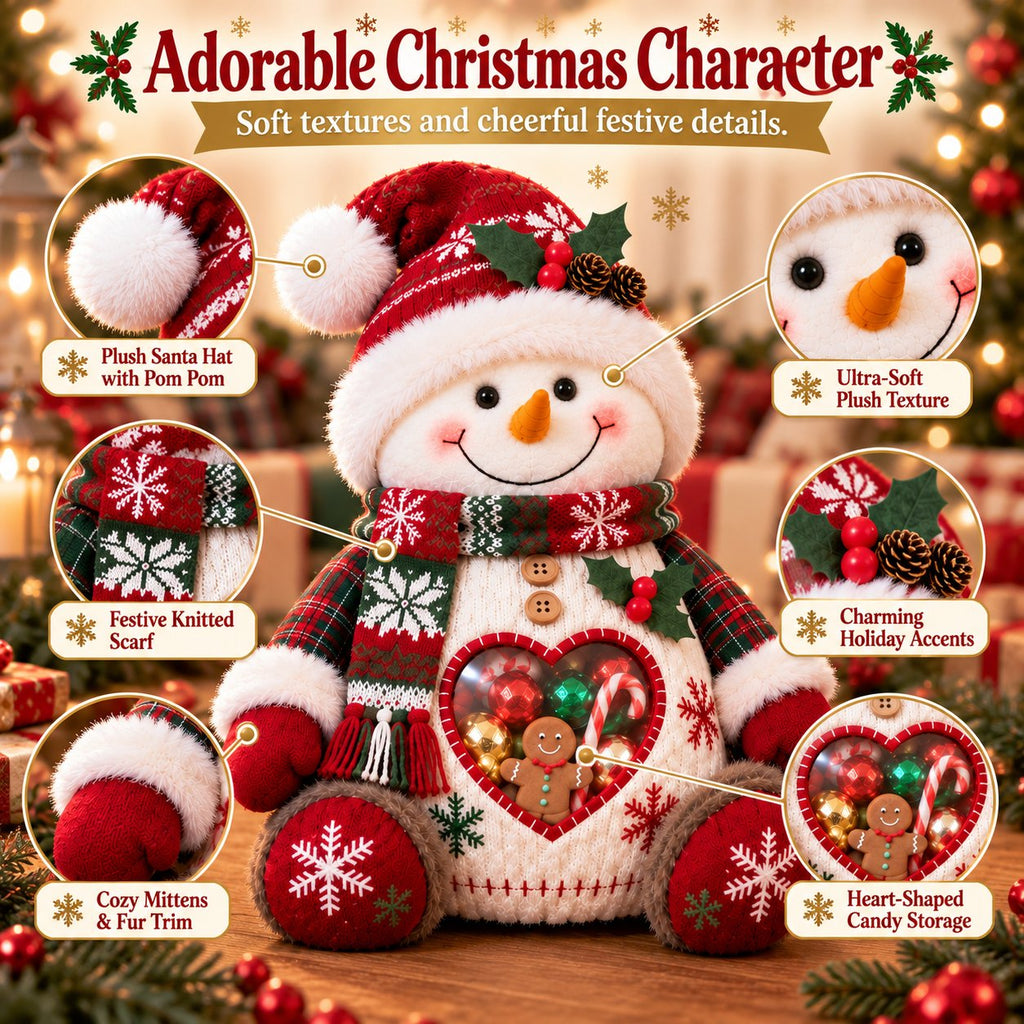 🔥Last Day 50% OFF - 🎅 Refillable Christmas Figurine Treat Holder