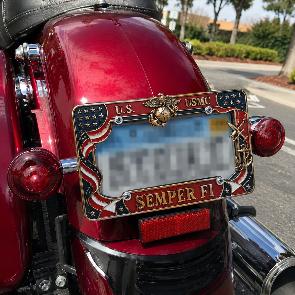 🔥LAST DAY 49% OFF- U.S. Marine Corps Semper Fi License Plate Frame