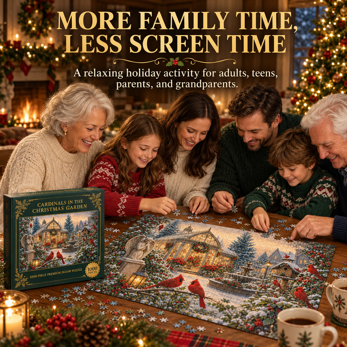 🎄 Christmas Puzzle Collection | Create Magical Holiday Memories Together | A Beautiful Gift For Holiday Memories