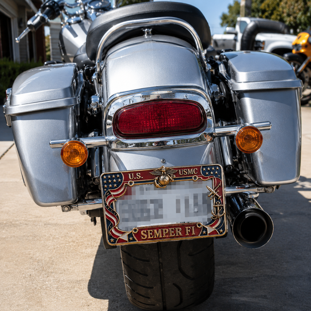 🔥LAST DAY 49% OFF- U.S. Marine Corps Semper Fi License Plate Frame
