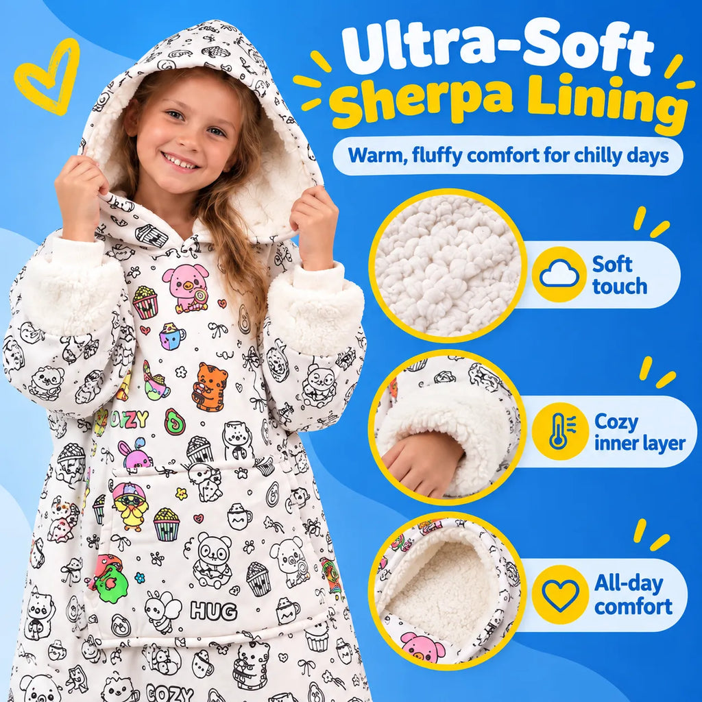 🎨🛌 Doodle Pajamas — Create Your Own Cozy Style & Make Every Night More Fun!