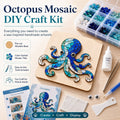 🔥 LAST DAY 70% OFF – 🌊 Octopus Mosaic Kit | Beginner-Friendly DIY Glass Craft with Step-by-Step Instructions