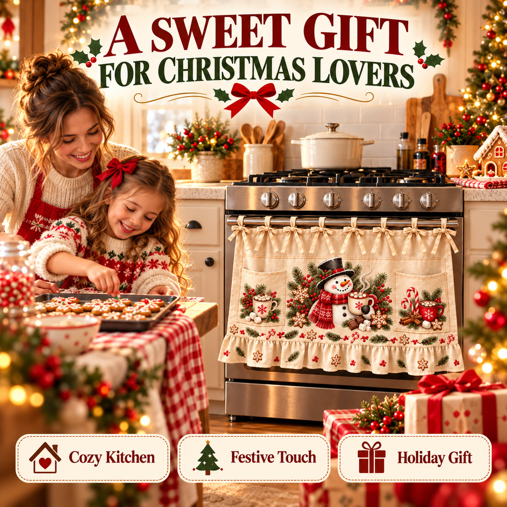 🎄 Christmas Tie-On Pocket Curtain Collection