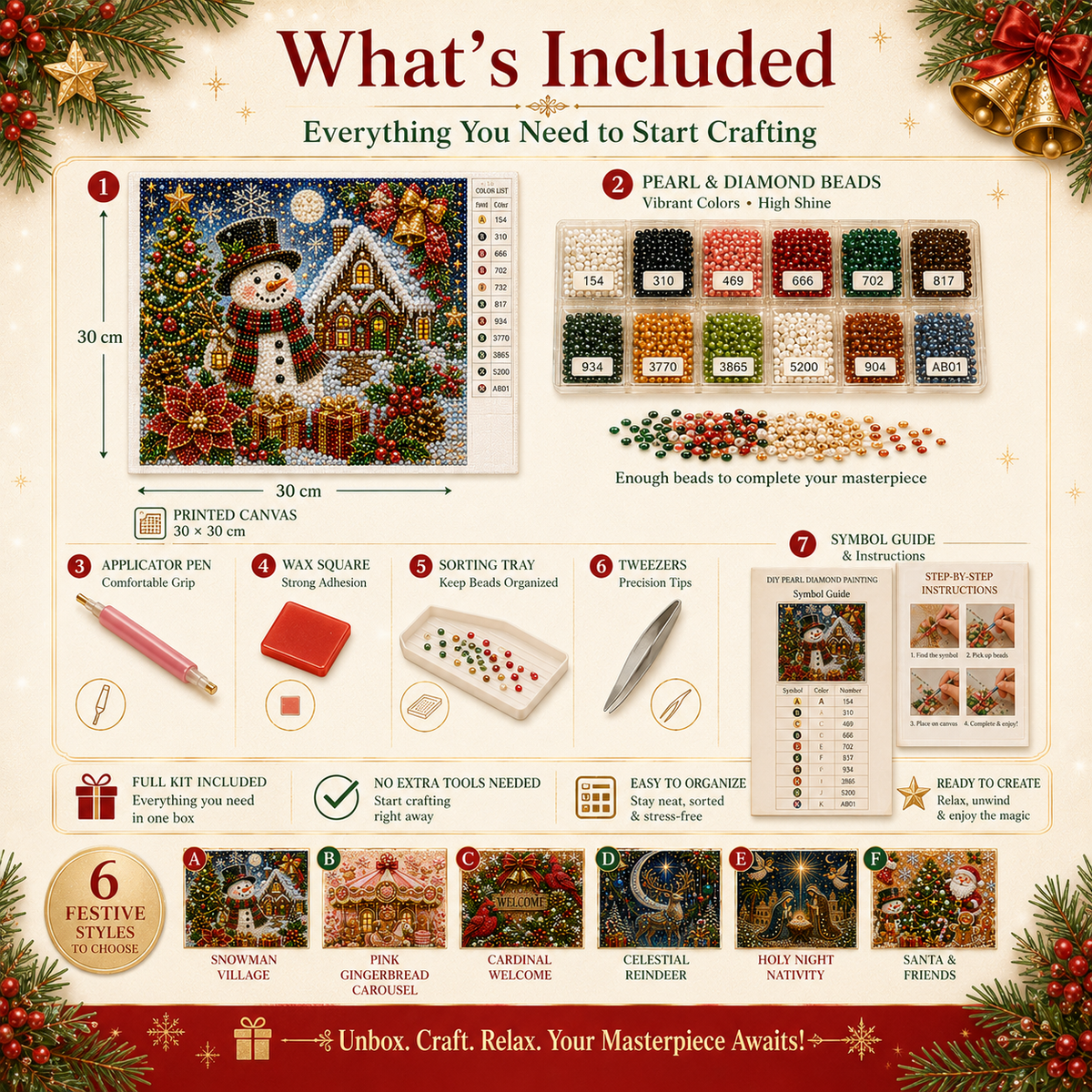 🎁 Early Christmas Special — Save 70% OFF Today! DIY Pearl Diamond Painting Kit