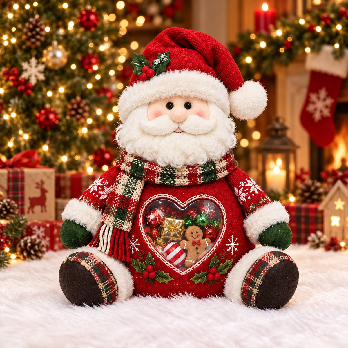 🔥Last Day 50% OFF - 🎅 Refillable Christmas Figurine Treat Holder
