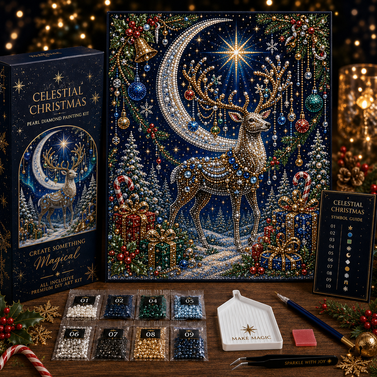🎁 Early Christmas Special — Save 70% OFF Today! DIY Pearl Diamond Painting Kit