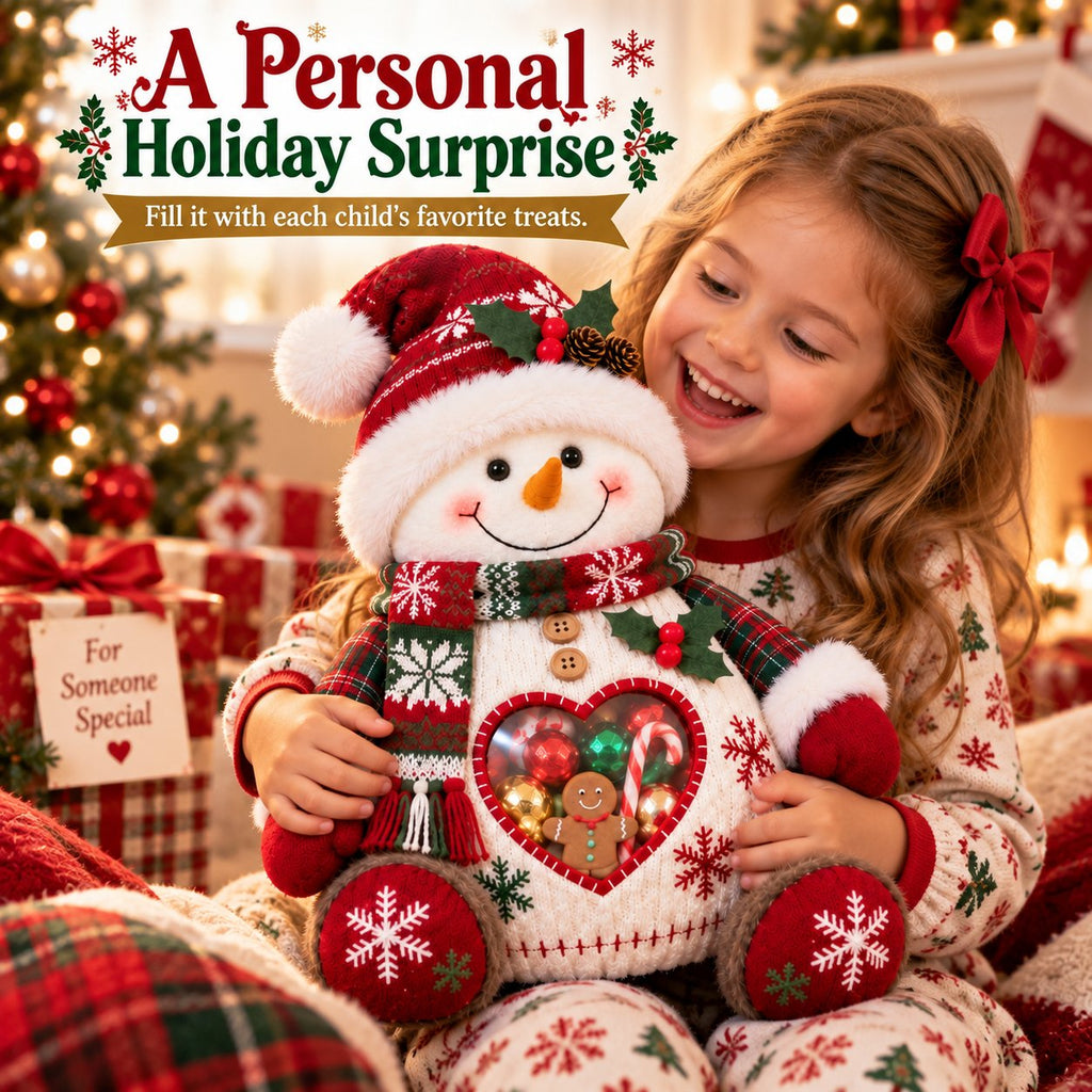 🔥Last Day 50% OFF - 🎅 Refillable Christmas Figurine Treat Holder