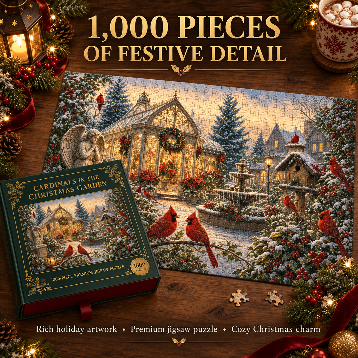 🎄 Christmas Puzzle Collection | Create Magical Holiday Memories Together | A Beautiful Gift For Holiday Memories