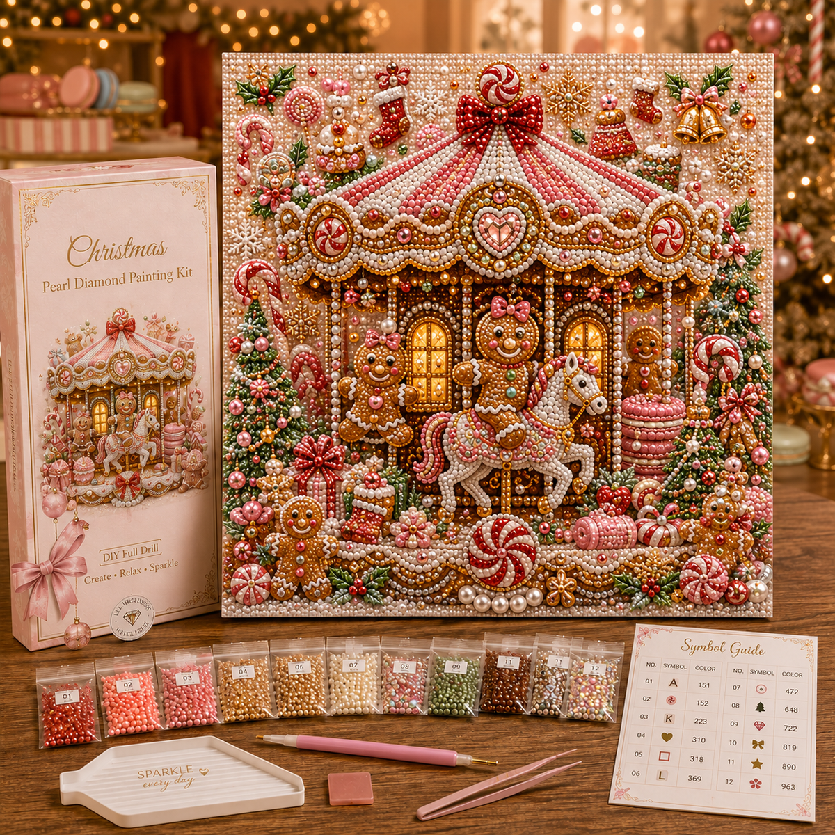 🎁 Early Christmas Special — Save 70% OFF Today! DIY Pearl Diamond Painting Kit