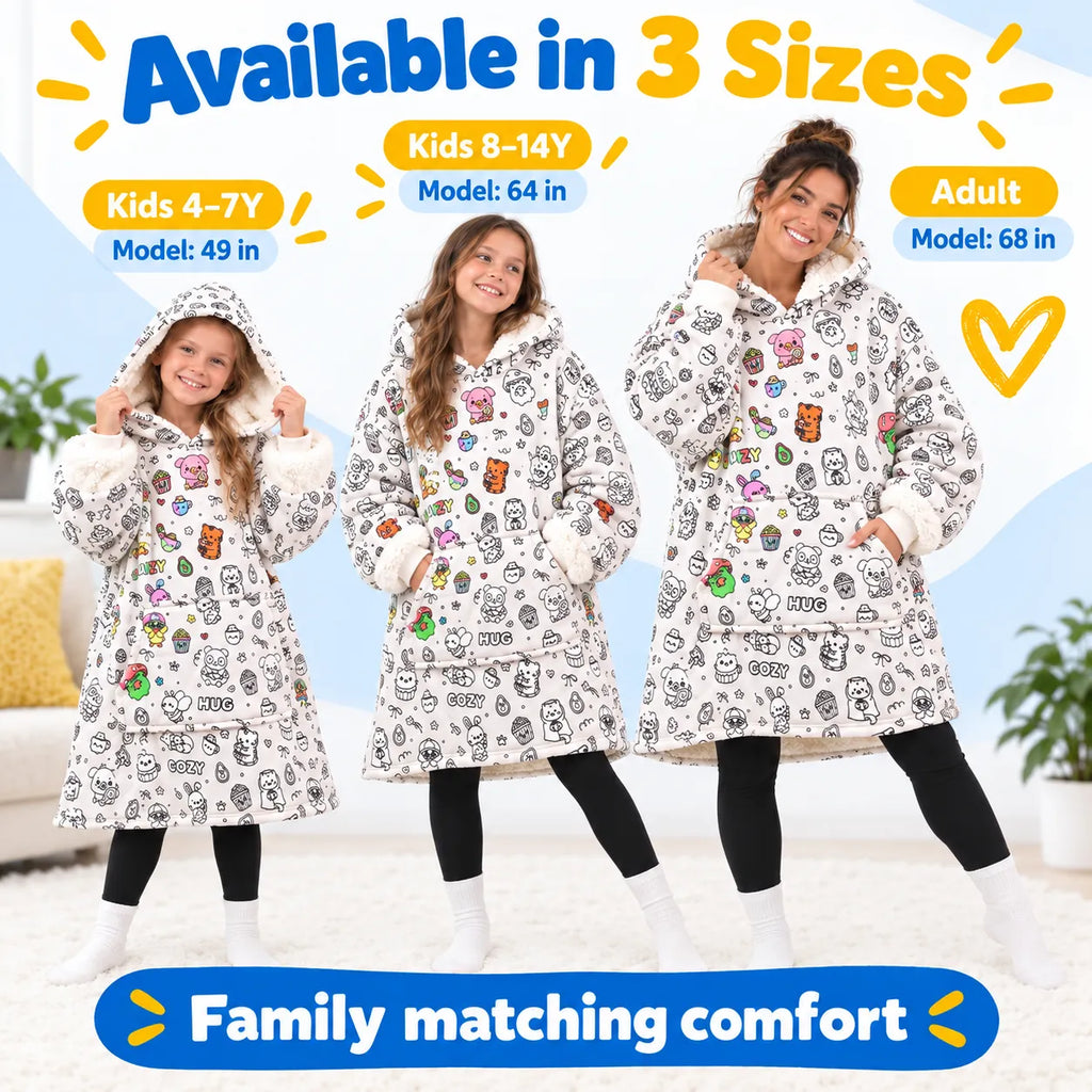 🎨🛌 Doodle Pajamas — Create Your Own Cozy Style & Make Every Night More Fun!