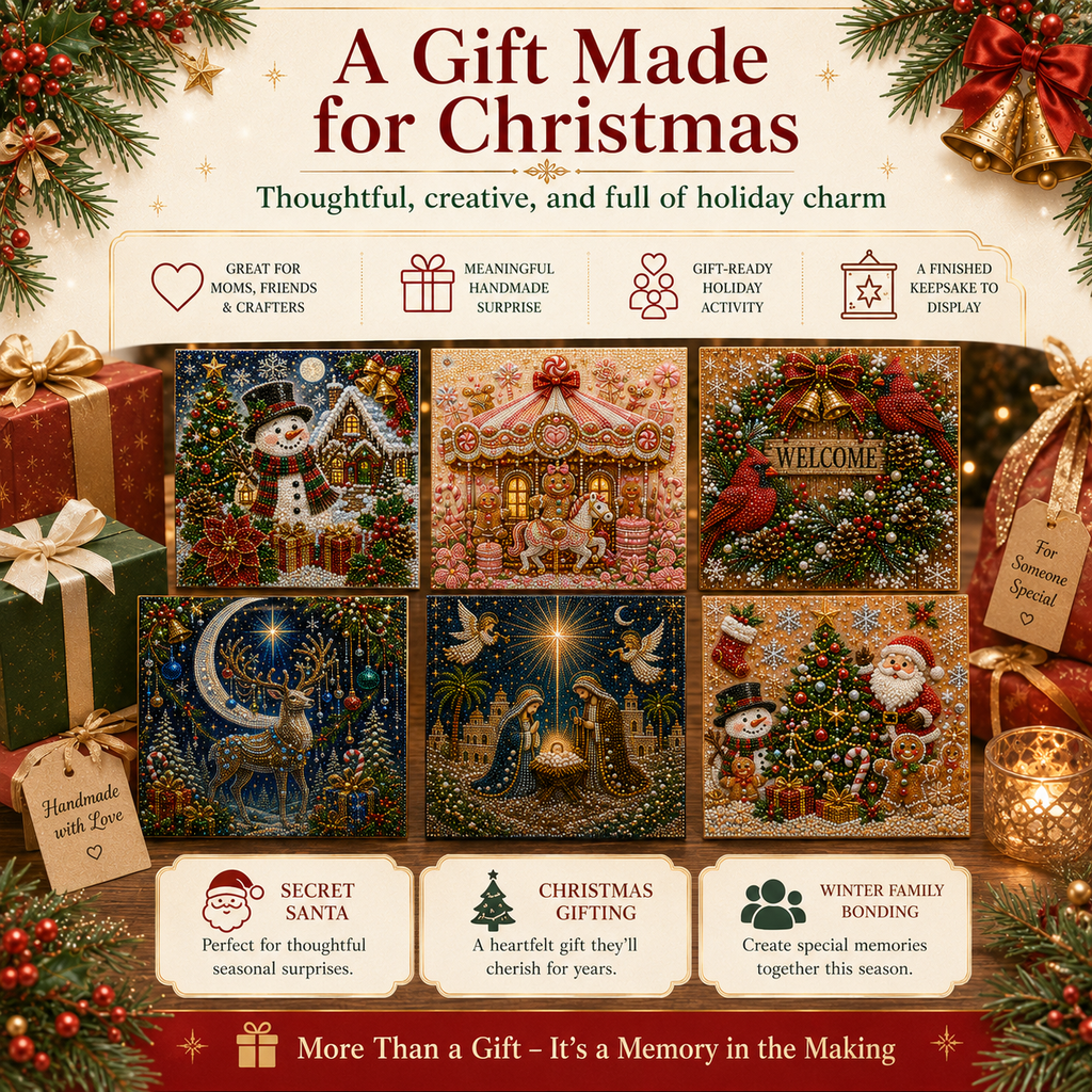 🎁 Early Christmas Special — Save 70% OFF Today! DIY Pearl Diamond Painting Kit