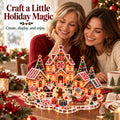 🎁 Last Day 49% OFF –Magical Christmas Village – DIY Rhinestone Set for Festive Table Decor
