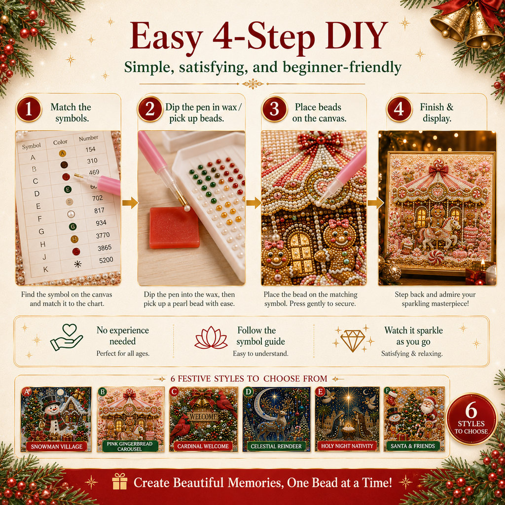 🎁 Early Christmas Special — Save 70% OFF Today! DIY Pearl Diamond Painting Kit