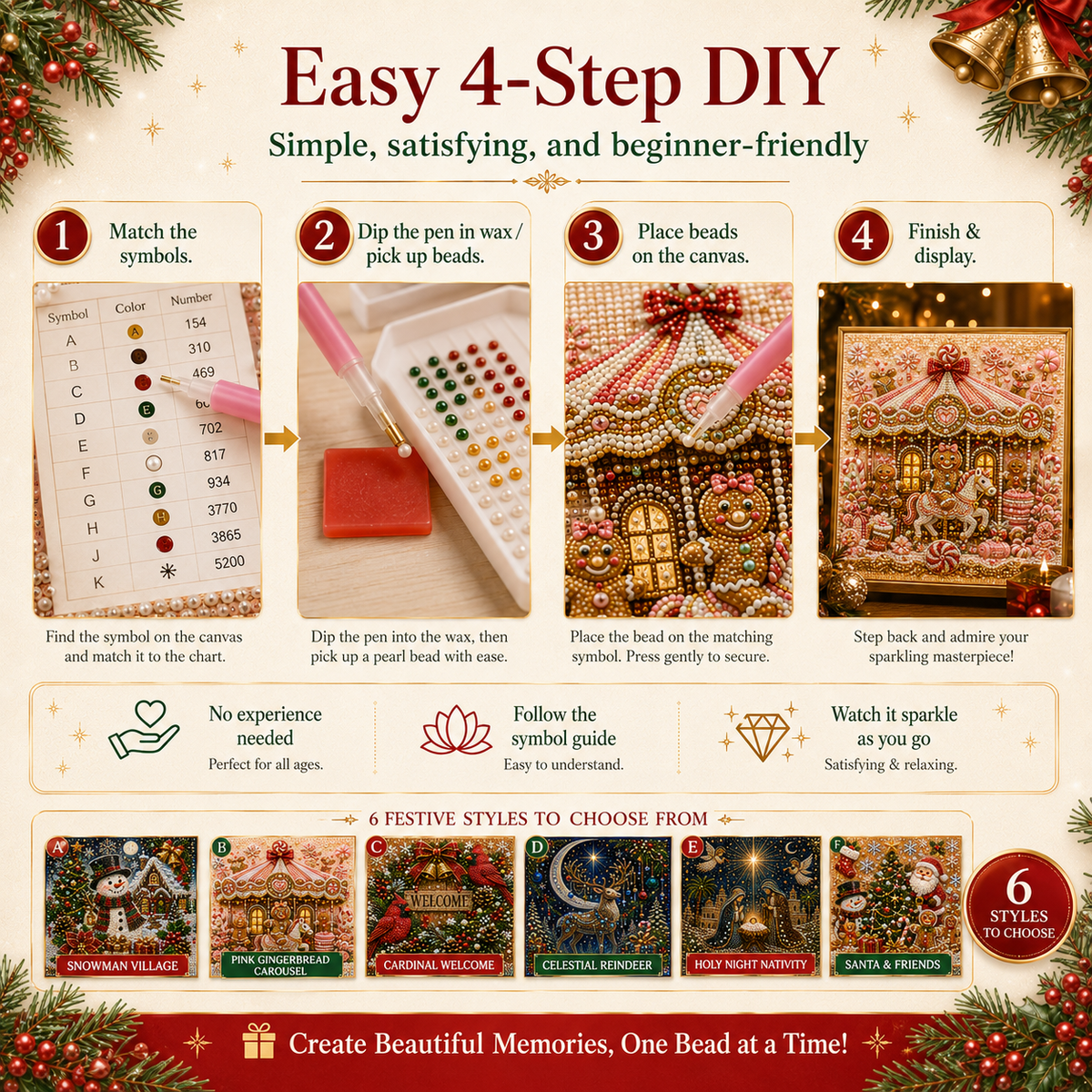 🎁 Early Christmas Special — Save 70% OFF Today! DIY Pearl Diamond Painting Kit