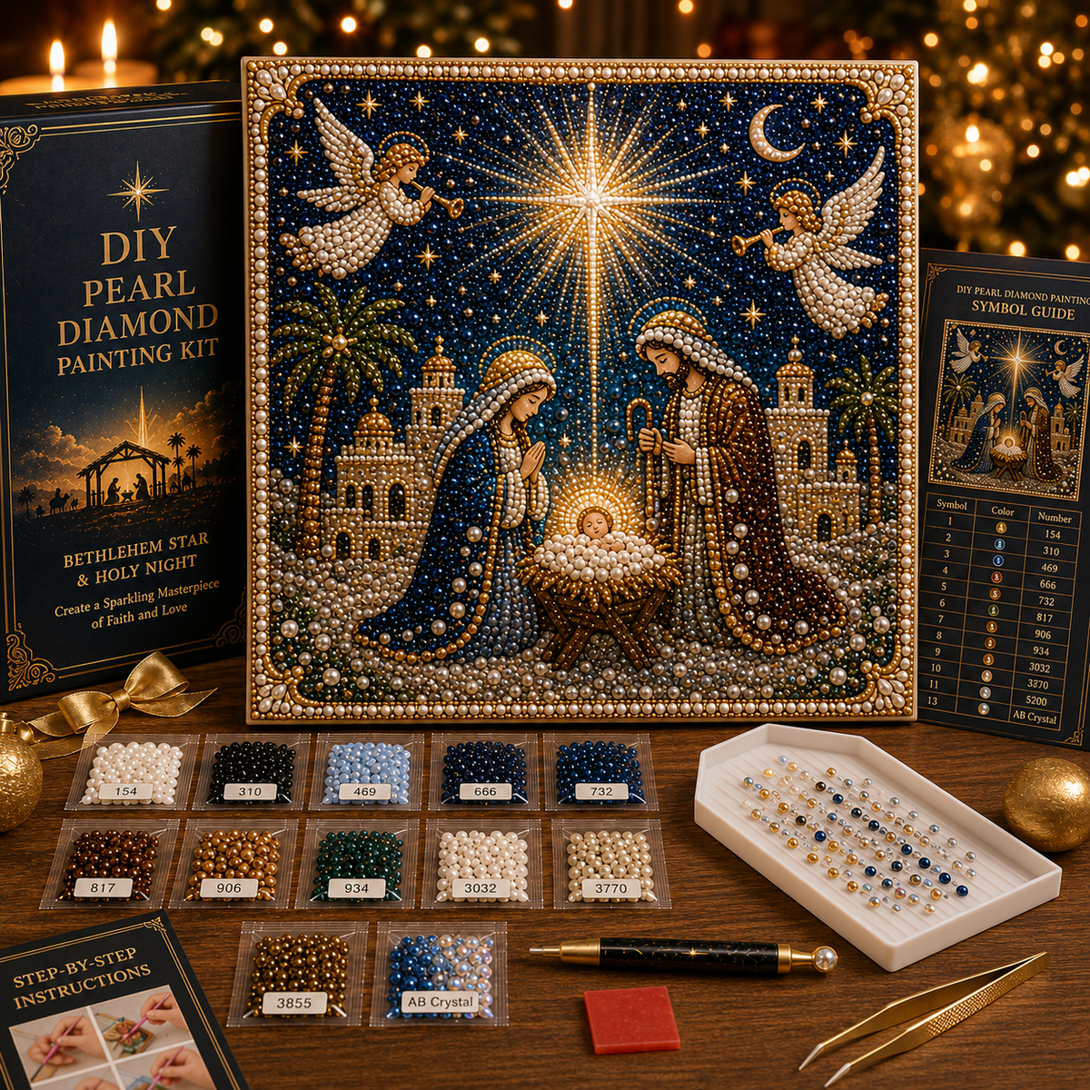 🎁 Early Christmas Special — Save 70% OFF Today! DIY Pearl Diamond Painting Kit