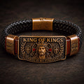 🔥LAST DAY 50% OFF - ✝️CHRIST IS MY STRENGTH:  Faith Bracelet, Daily Spiritual Reminder for Christian Dads